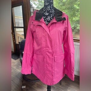 Under Armour pink ski coat style name “Storm”